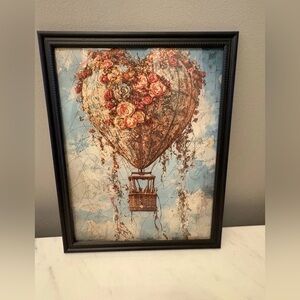 Vintage Hot Air Balloon Wall Art